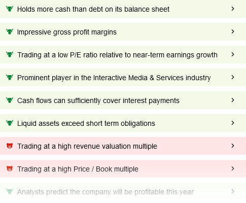 InvestingPro's ProTips reveals pertinent fundamentals of any stock at a glance!