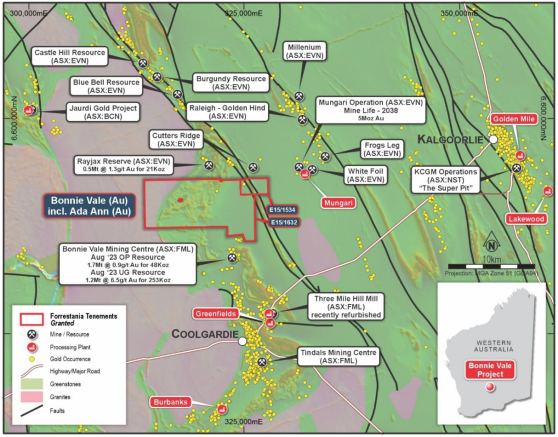 Forrestania Resources to drill Bonnie Vale Gold Project in prolific gold discovery region