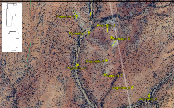 Intra Energy Corporation uncovers pegmatite dykes during lithium field mapping at Yalgarra