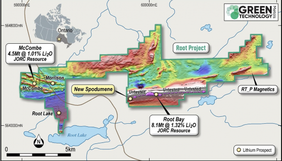 Green Technology Metals latest assays point to exceptional high grades lithium deposit