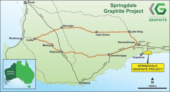 International Graphite identifies new prospect at Springdale after intersecting high-grade graphite