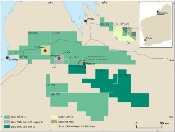 Buru Energy progresses toward production licence with declaration of location application for Rafael discovery