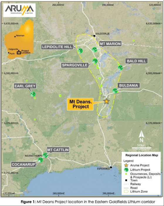 Aruma Resources hones in on Mt Deans’ lithium and rubidium content