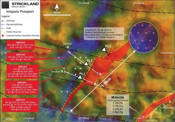 Strickland Metals warms up diamond rig for initial drilling at Iroquois Base Metals Project ahead of demerger