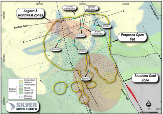 Silver Mines hits up to 6,264 g/t silver in Bowdens’ Aegean Zone drilling
