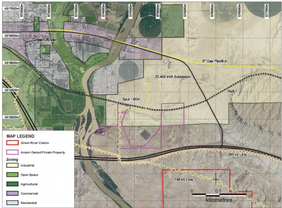 Anson Resources finalises Green River Lithium Project land acquisition