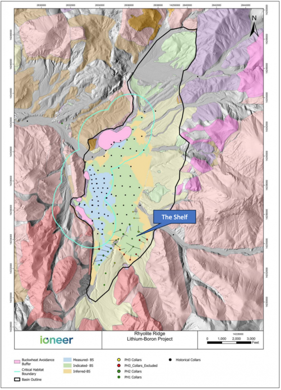 Ioneer updates resource at Rhyolite Ridge Lithium-Boron Project; raises US$25 million in placement