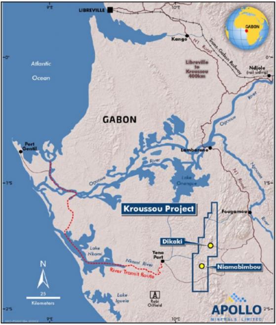 Apollo Minerals steps up exploration at Kroussou after identifying potential high-grade zinc, lead feeder structures