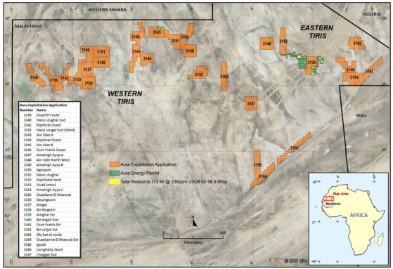 Aura Energy tenure application aims to expand Tiris Project’s world-class uranium potential