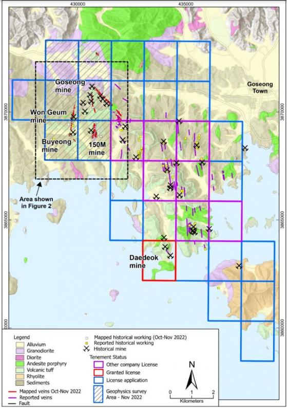 Southern Gold starts geophysical surveys in South Korea ahead of drilling planned in early 2023