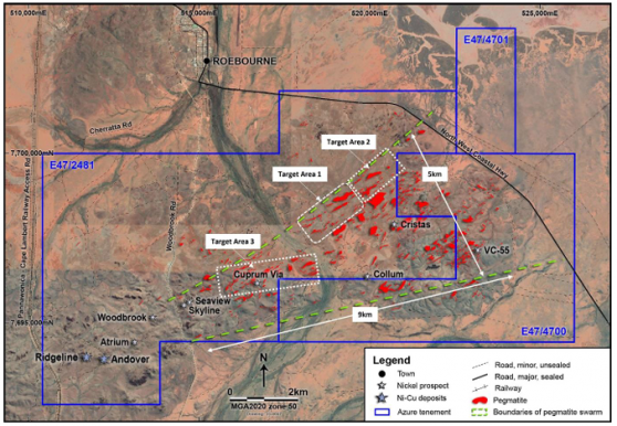 Azure Minerals confirms major lithium mineralised system at Andover’s TA3