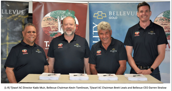 Bellevue Gold inks native title agreement with Tjiwarl Aboriginal Corporation