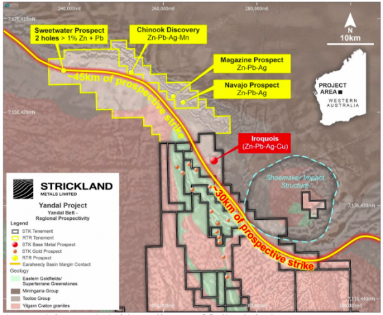 Strickland Metals to spin out Iroquois and Bryah Basin assets to create WA-focused base explorations company