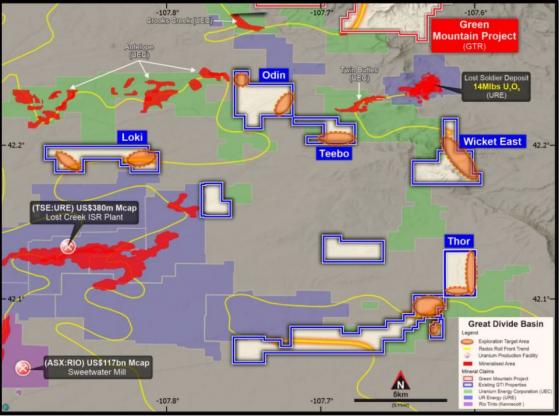 GTI Energy has drills spinning as it targets ISR uranium at five prospects of Great Divide Basin Project, US