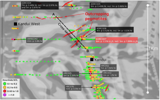 Maximus Resources intersects lithium and nickel mineralisation at Kandui