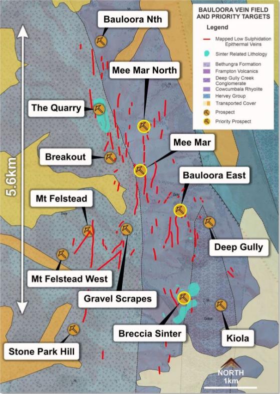 Legacy Minerals fields more evidence of large epithermal gold system at Bauloora in prolific Lachlan Fold Belt