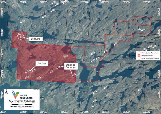 Valor Resources stakes more mineral claims next to its Surprise Creek Uranium Project