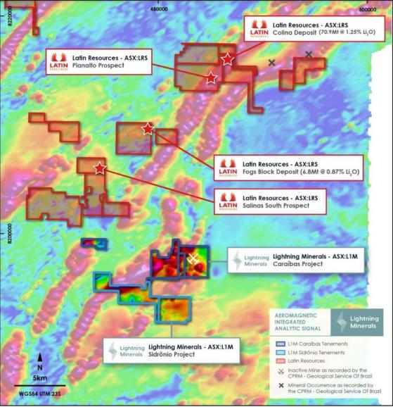 Lightning Minerals begins first-pass mapping and sampling at Caraíbas and Sidrônio lithium projects in Brazil