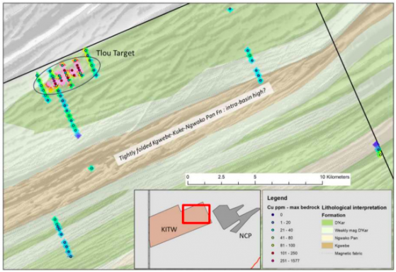 Cobre unearths “consistent and significant” copper anomaly at Kitlanya West’s Tlou target