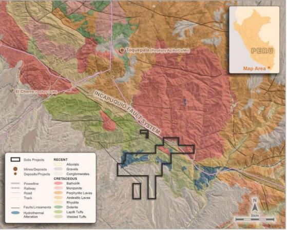 Solis Minerals secures seven tenements in highly prospective southern Peruvian copper belt