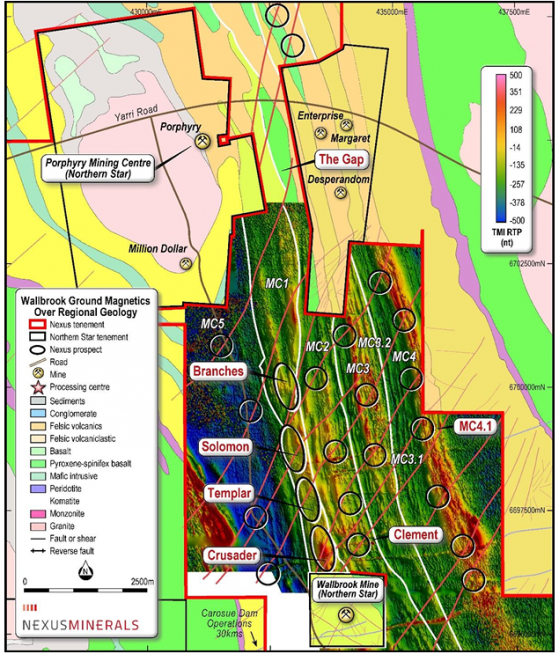Nexus Minerals strong regional gold hits at Wallbrook build on gold camp potential