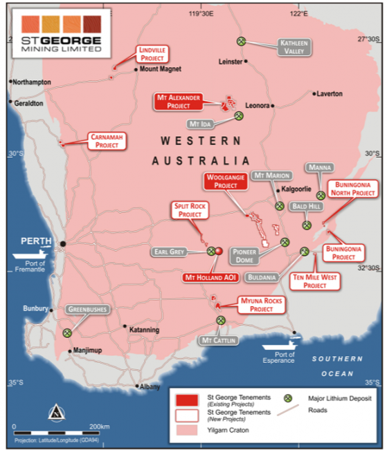 St George Mining bolsters West Australian hard-rock lithium portfolio on completing seven strategic acquisitions