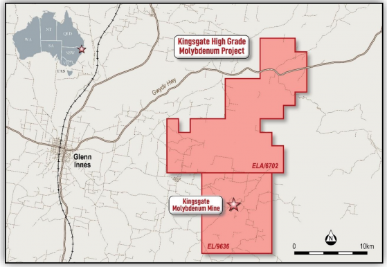 Taiton Resources Ltd eyes production path at the Kingsgate high-grade molybdenum project