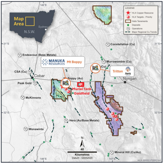 Helix Resources eyes potential in Muriel Tank historical goldfield