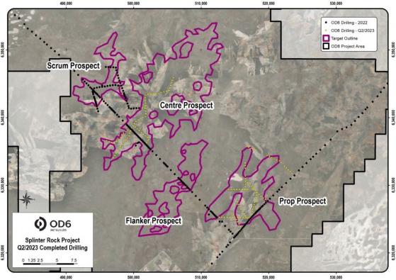 OD6 Metals identifies 16-kilometre clay-hosted REE target at Centre and 11-kilometre target at Prop in Phase 3 Splinter Rock drilling