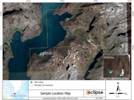 Eclipse Metals gains access to historical Ivigtût diamond core; potential to extend rare earth resource