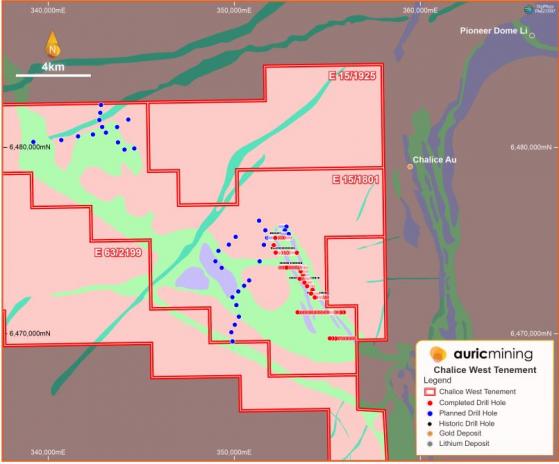 Auric Mining continues hunt for battery and precious metals with 174 aircore holes drilled at Chalice West