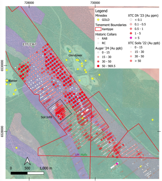 XTC Lithium extends gold-in-soils trend at Southern Cross