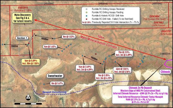 Rumble Resources confirms Mato discovery at Earaheedy with further high-grade zinc-lead mineralisation