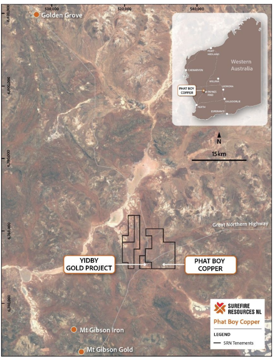 Surefire Resources finds extensive copper-zinc zone east of Yidby Gold Project