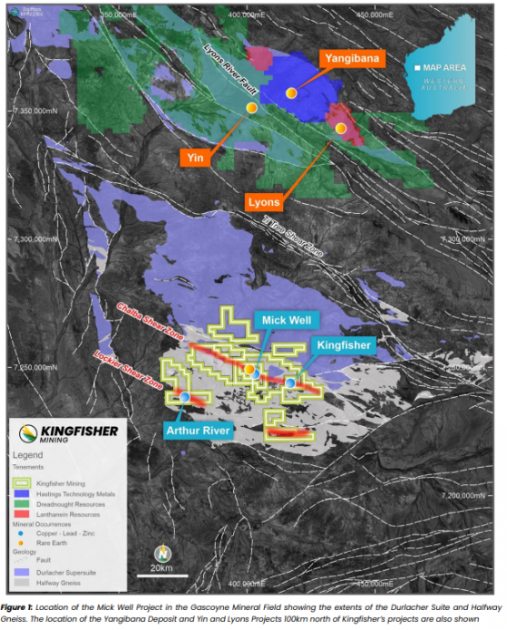 Kingfisher Mining has 2023 exploration underway along two key REE corridors