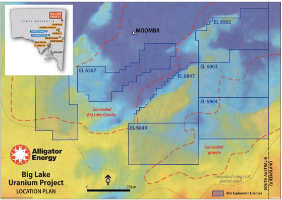 Alligator Energy now drilling Big Lake Uranium Project, South Australia