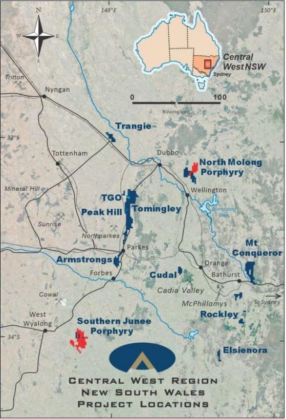 Alkane Resources acquiring two New South Wales properties highly prospective for porpyhry gold-copper