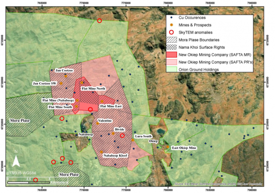 Orion Minerals acquires 12,158 hectares of key surface rights at Okiep Projects in South Africa