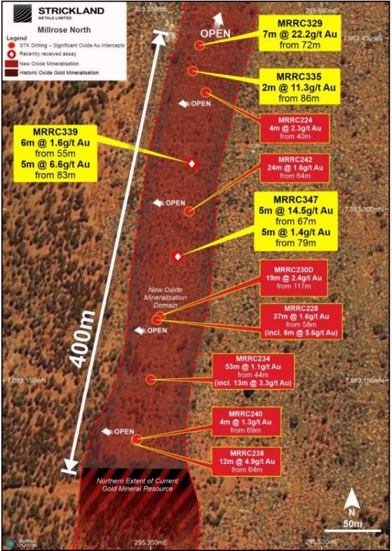 Strickland Metals continues to build Wanamaker prospect at Millrose with more high-grade oxide gold