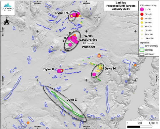 Olympio Metals’ Quebec diamond drilling ahead of schedule; significant pegmatite intersections logged