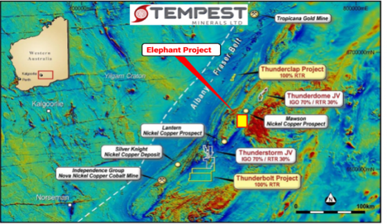 Tempest Minerals inks agreement to acquire Elephant gold and base metals project