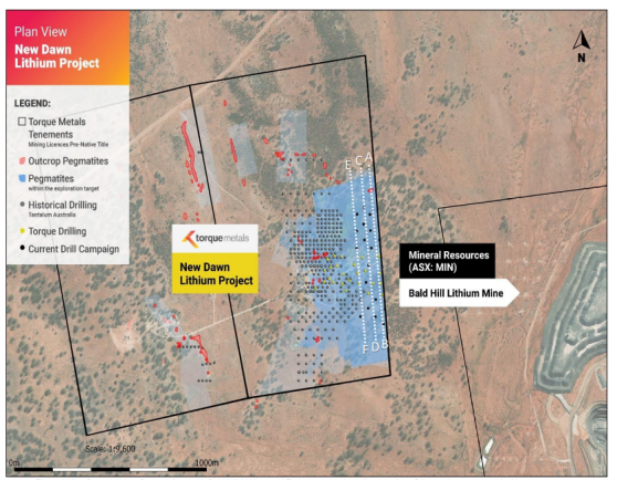 Torque Metals uncovers high-grade lithium at New Dawn; peak grade of 4.42%