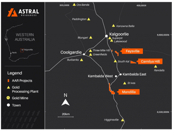 Astral Resources fields gold hits of up to 28 g/t highlighting growth potential at Mandilla