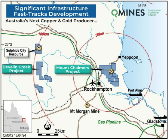 QMines readies for maiden drilling at high-grade Develin Creek Copper Project