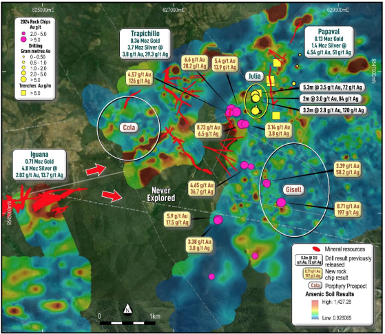 Titan Minerals fields more high-grade gold and silver in rock chips as Dynasty footprint expands