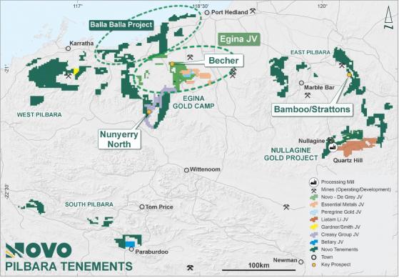 Novo Resources Corp unveils exploration plan across extensive tenement portfolio in Pilbara and Victoria