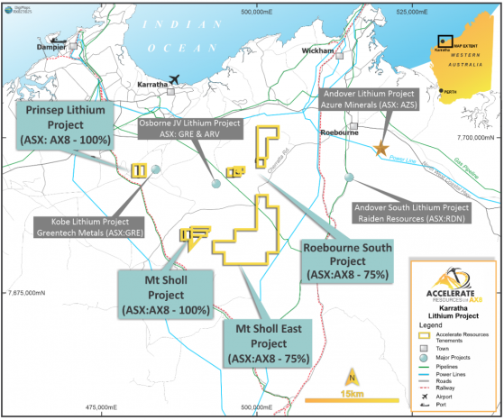 Accelerate Resources kicks off detailed mapping and sampling at Prinsep Lithium Project