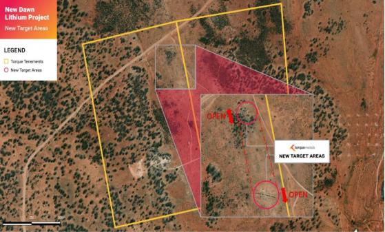 Torque Metals acquires new tenements near New Dawn Lithium Project ahead of diamond drilling results