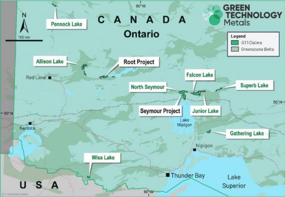 Green Technology Metals kicks-off three-stage exploration program across Canadian lithium portfolio