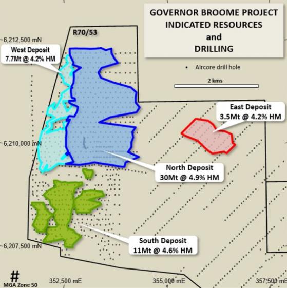 Astro Resources delivers 50% increase in indicated resources at Governor Broome Heavy Mineral Sands Project